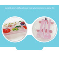 billiges foodgrade Kunststoff Portable 3 Stück Großhandel Geschirr zum Verkauf